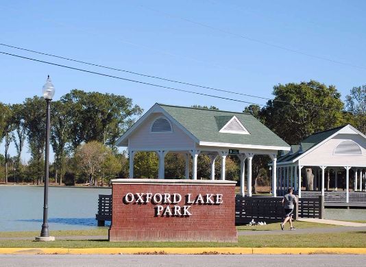 Oxford Lake and Coldwater Covered Bridge